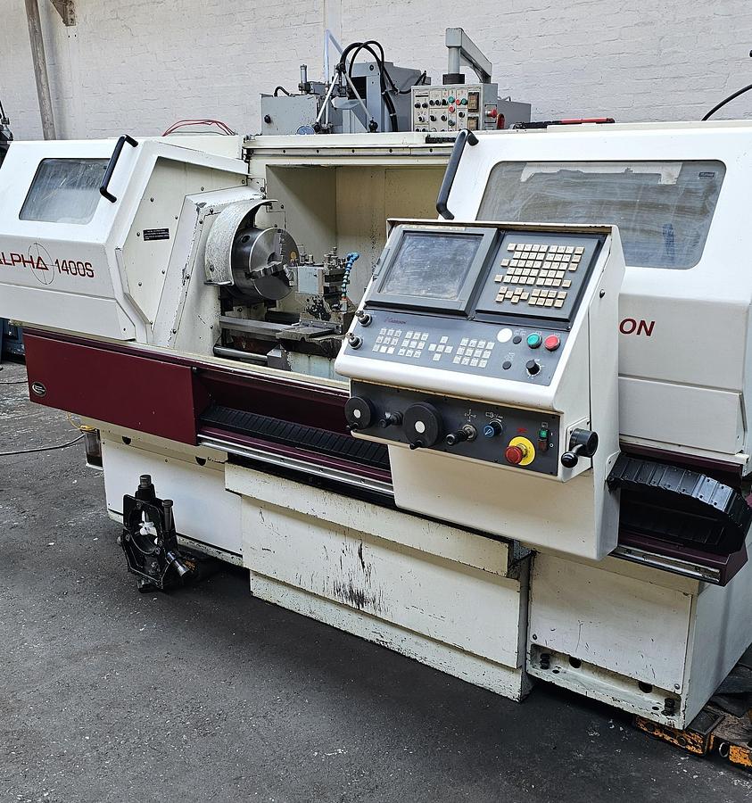 Used HARRISON ALPHA 1400S X 1250MM CNC/MANUAL GAP BED CENTRE LATHE