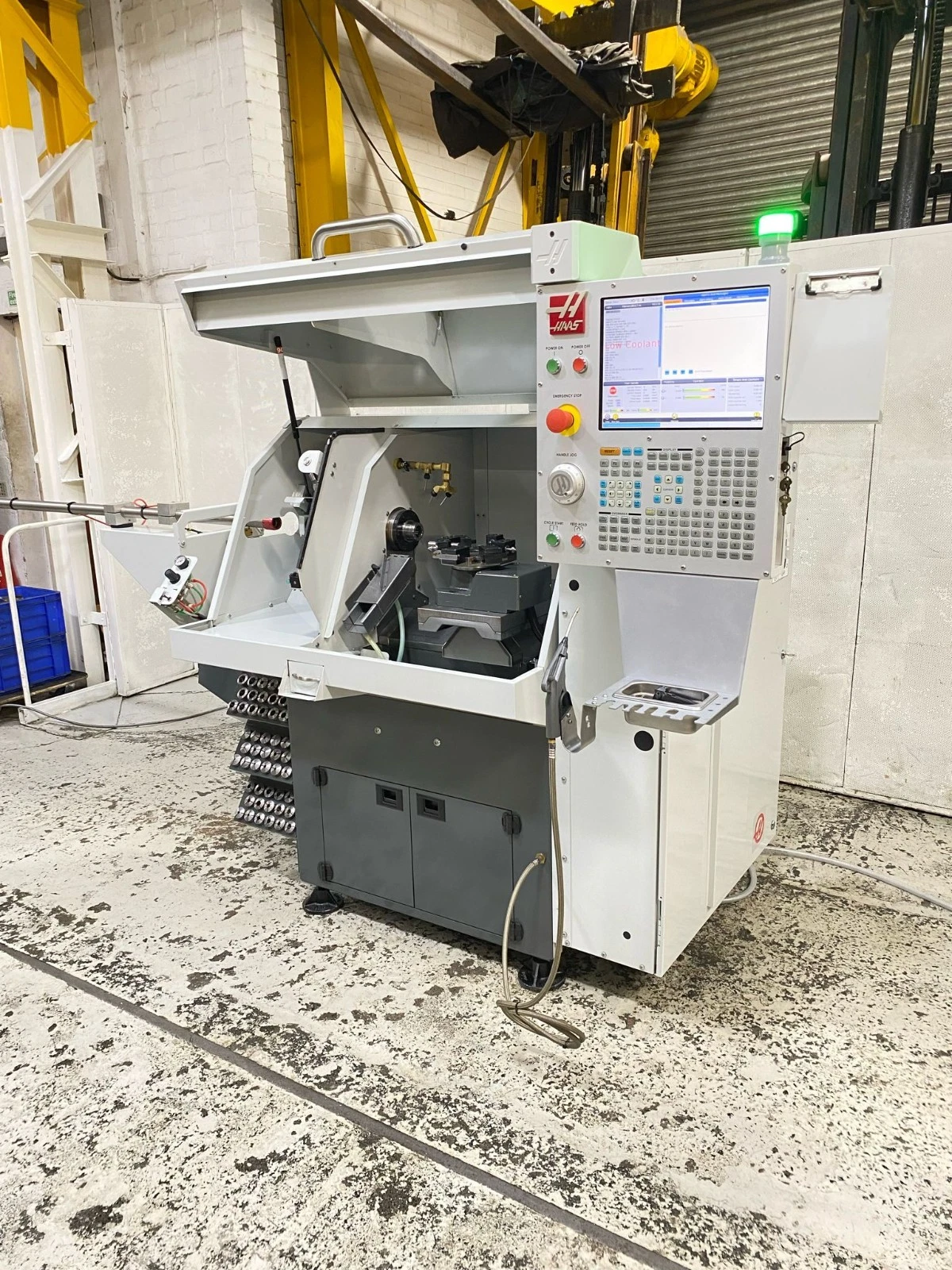 Used 2021 HAAS CL-1 2 AXIS CNC CHUCKING LATHE WITH BARFEED