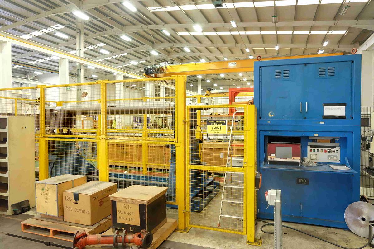 Used IRD B750RR SERIES SOFT BEARING HORIZONTAL DYNAMIC BALANCING MACHINE