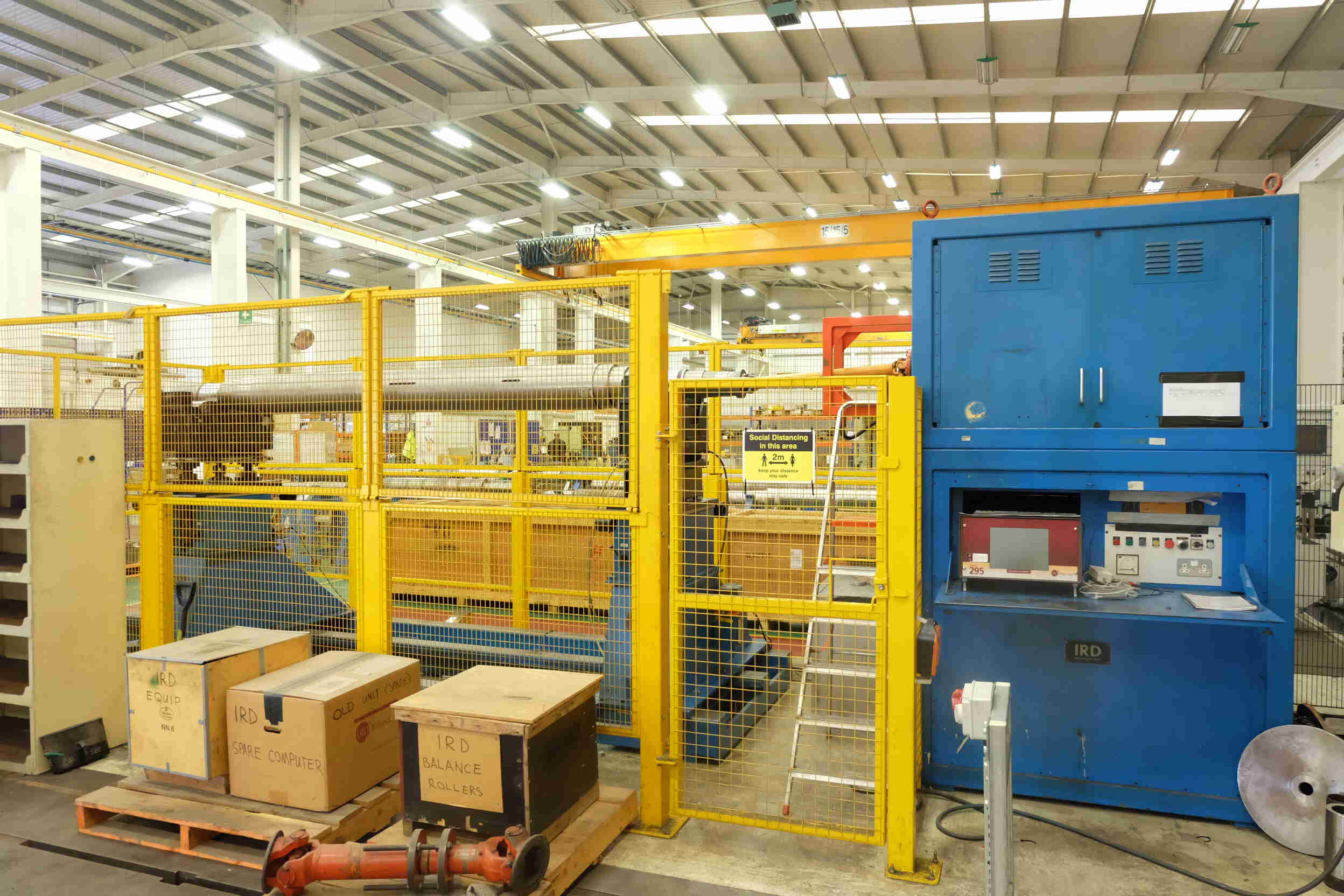 Used IRD B750RR SERIES SOFT BEARING HORIZONTAL DYNAMIC BALANCING MACHINE