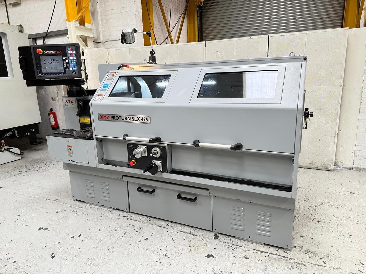 Used XYZ PROTURN SLX 425 X 1250MM CNC/MANUAL TEACH GAP BED CENTRE LATHE