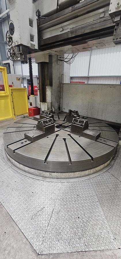 Used 1977 WEBSTER & BENNETT 120" DCM DOUBLE COLUMN VERTICAL BORING MACHINE