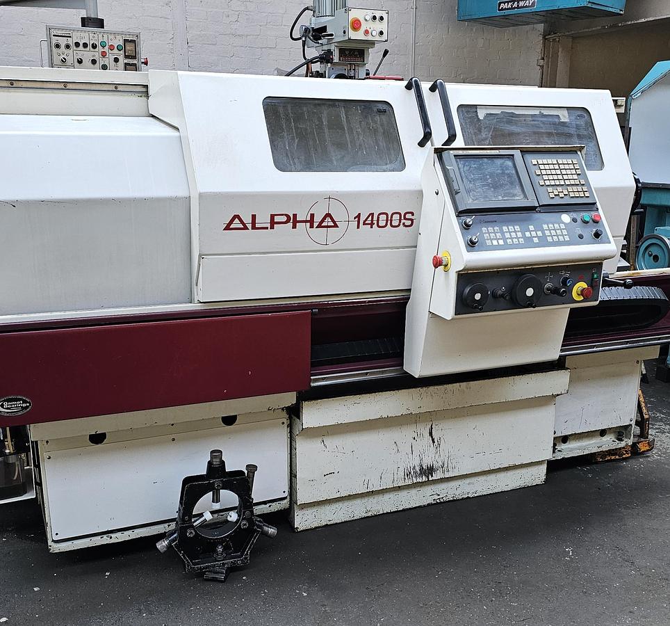 Used HARRISON ALPHA 1400S X 1250MM CNC/MANUAL GAP BED CENTRE LATHE