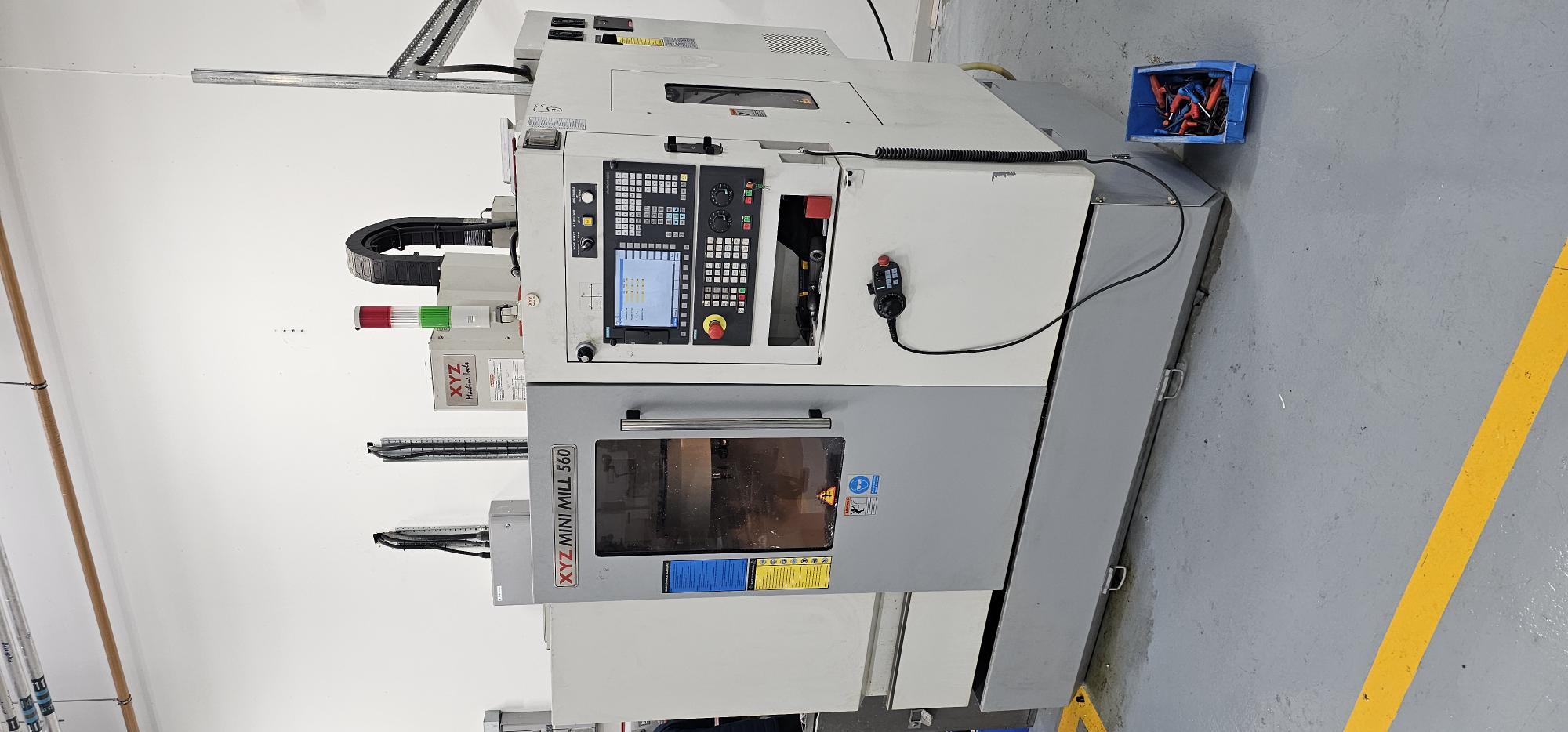Used 2015 XYZ MINI MILL 560 VERTICAL CNC MACHINING CENRE