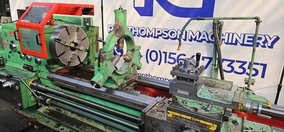Used MOSTANA 1M63 x 3000 Gap Bed Centre Lathe
