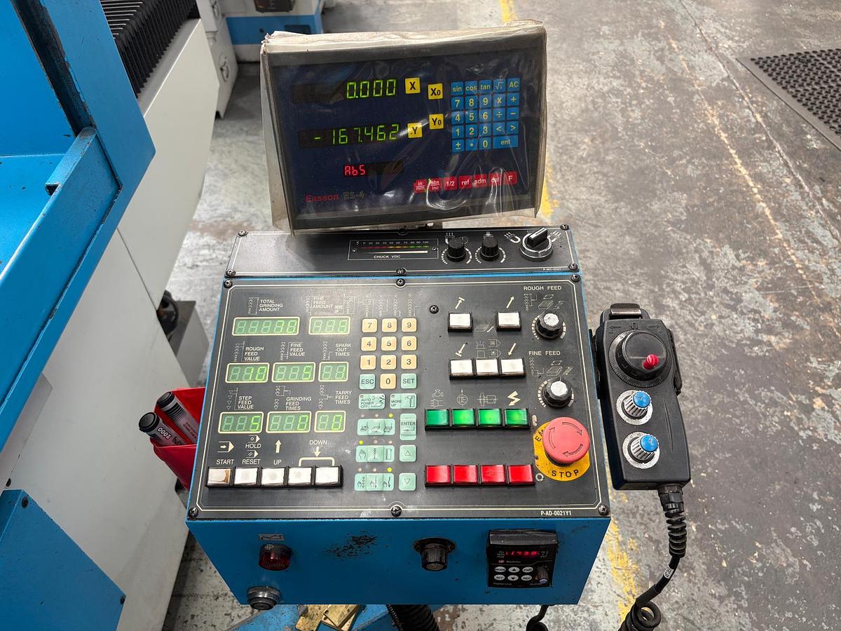 Used 2014 PERFECT PFG 70150AHRD SURFACE GRINDING MACHINE WITH AUTOMATIC DOWNFEED & CROSS FEEDS