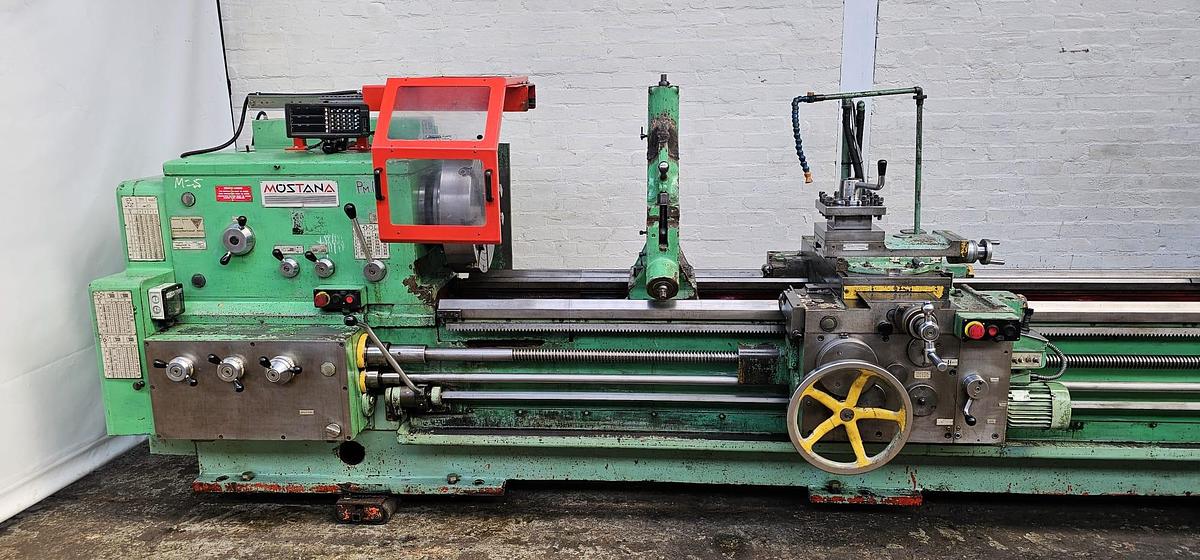 Used MOSTANA 1M63 x 3000 Gap Bed Centre Lathe