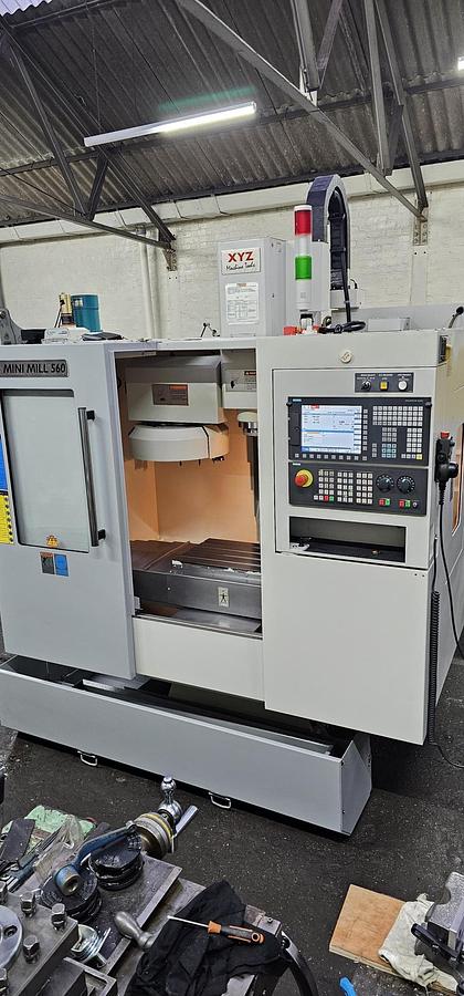 Used 2015 XYZ MINI MILL 560 VERTICAL CNC MACHINING CENRE