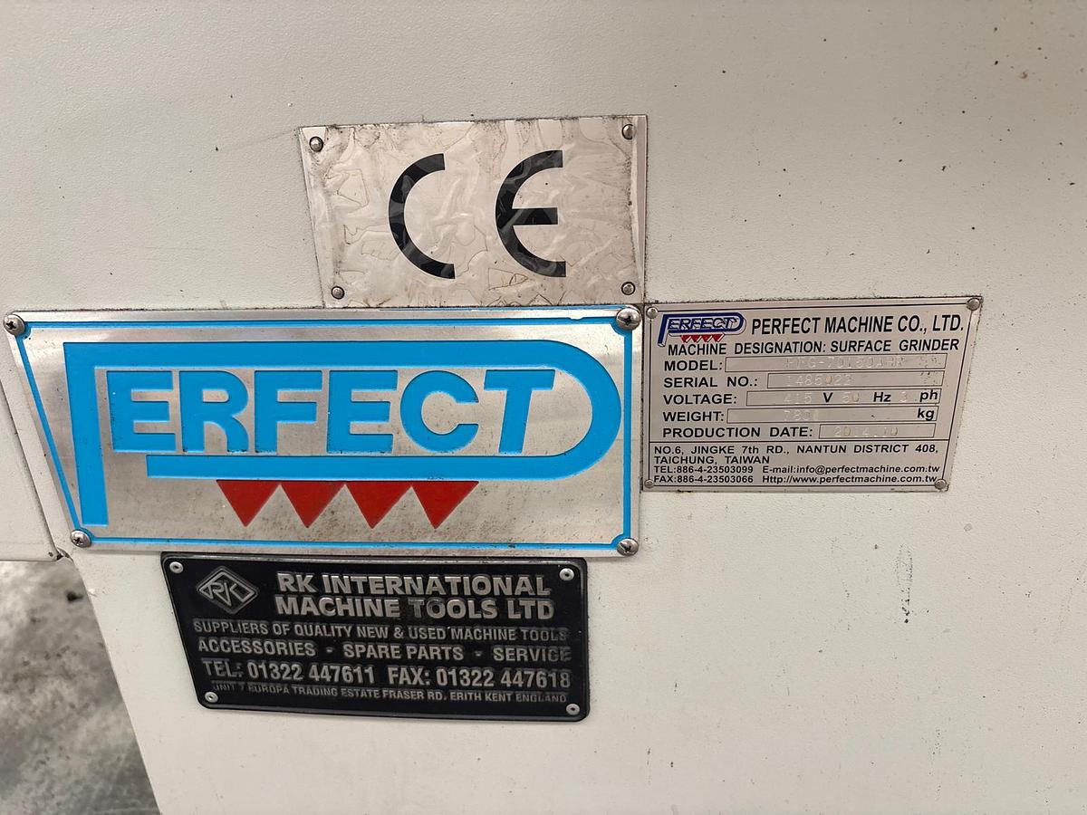 Used 2014 PERFECT PFG 70150AHRD SURFACE GRINDING MACHINE WITH AUTOMATIC DOWNFEED & CROSS FEEDS