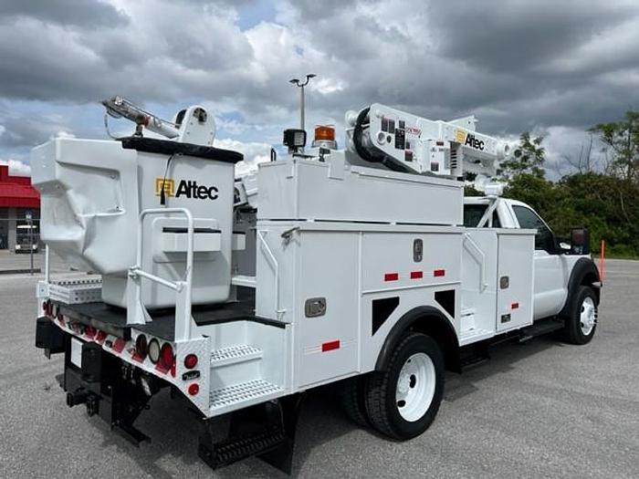 Used Altec AT40-MH, 45 ft, Articulating & Telescopic Material Handling Bucket Boom on 2016 Ford F550 Reg Cab Utility Truck - C34696