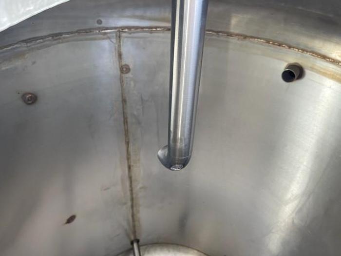 Used 200 Gallon Vertical Stainless Steel Tank