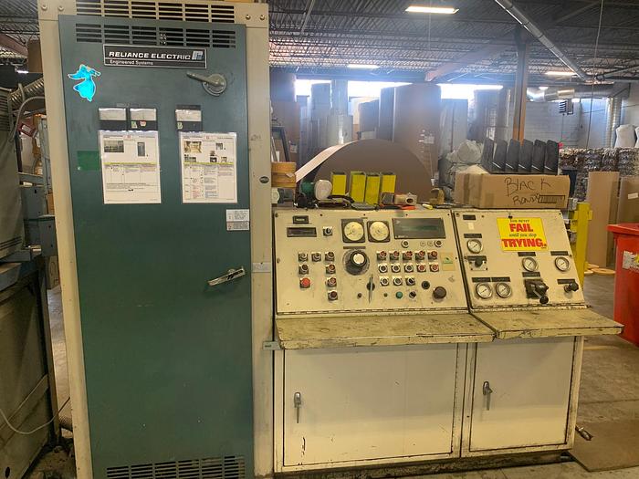 Used 90" ( 2.3M ) JAGENBERG 2300 CONWIND TWO DRUM SLITTER REWINDER 3300 FPM