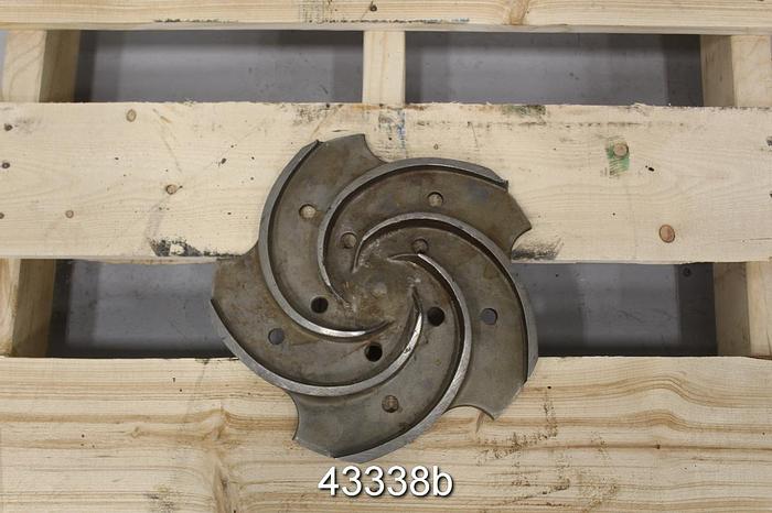 Used Goulds 3196 2x3x13 CF8M 5-Vane 11" Diameter Impeller #43338
