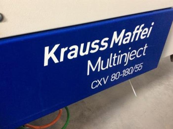 Used 2010 KraussMaffei Multinject 80-180-55 CX V Moulding Machine