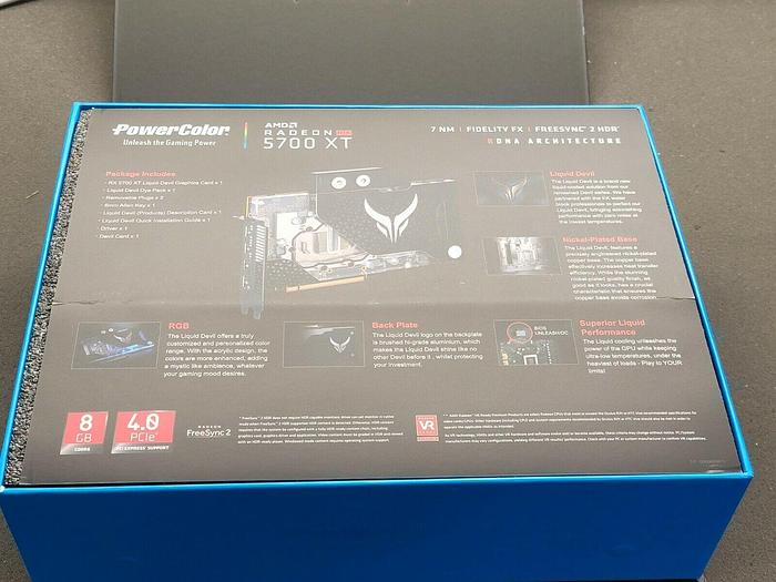 Used PowerColor AMD Radeon RX 5700XT Liquid Devil 8Gb GDDR6 Read Description