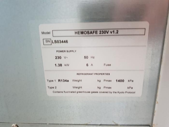 Used ALS Hemosafe Blood Dispencer