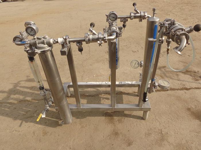 Used Filter, Cartridge, 10" to 30", S/st, Pall, (3) Filters #S743339