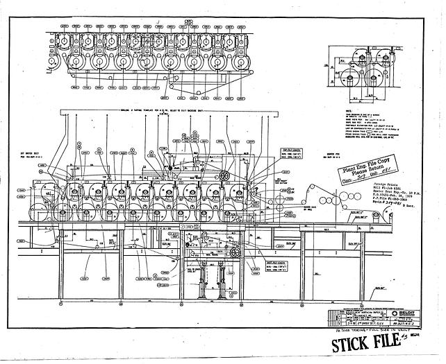 Used Beloit  Dryers, 60" Dia X 158" Face, 75 Psi Working Pressure, Asme Coded, With Anti-Friction Bearings, Framing, Gears, Steam Joints, Felt Stretches & Guides #23014