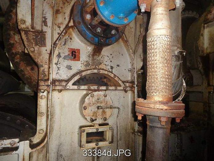 Used (60) Allis Chalmers Dryer Can Section, 60" Diameter, 155" Face #33384