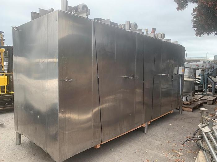 Used Tank, 3,000 Gallon, S/st, Jkt, Agit, Horiz, 3-Compartment #C743866