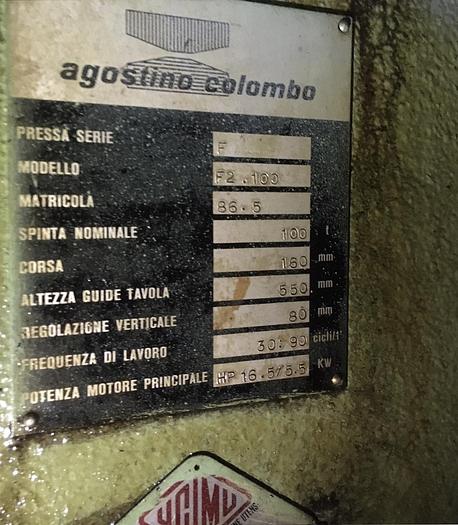 Usato COLOMO AGOSTINO F 2 100 ton