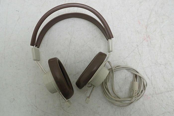 Used Lot of 19 Vintage Telex 610 Brown Headphones