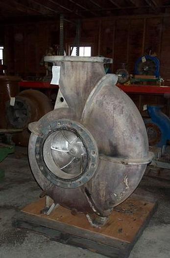 Used Goulds 3175 Pump, 18X18X22, 6-Vane Impeller, 22.5" Impeller Diameter, With Holes #18584