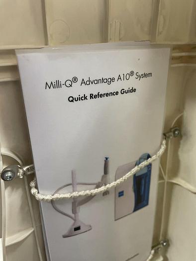 Used Merck Millipore Milli-Q Advantage A10 with Q-Pod