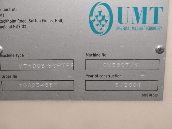 Used UNIVERSAL MILLING TECHNOLOGY SIFTER – MODEL MT100S