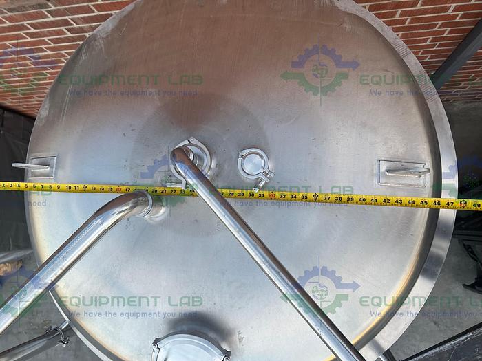 Used LMC 840 Gallon Stainless Steel Jacketed Fermentation Tank