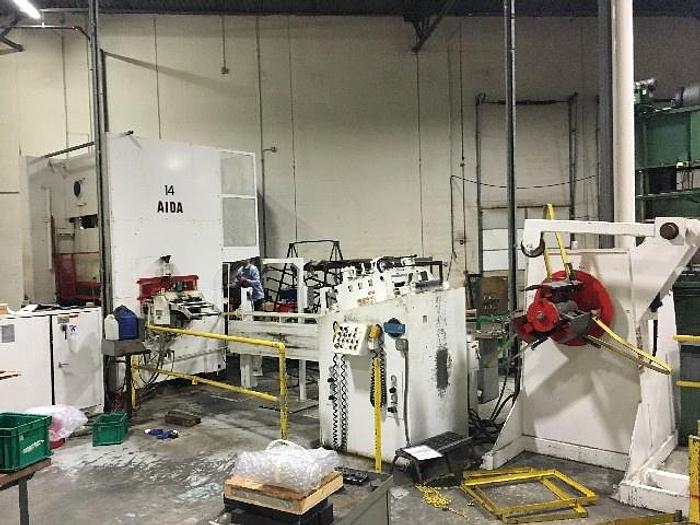 Used 2000 220 ton AIDA Used Stamping Press