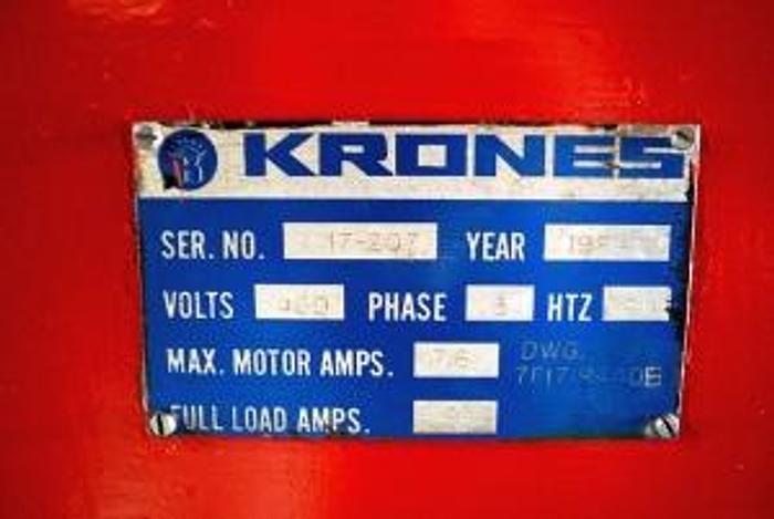 Used Krones Polymatic Labeler