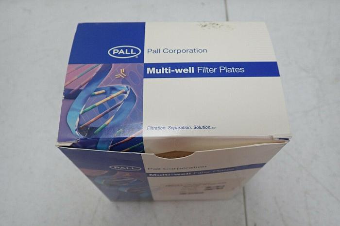 Used Pall 5039 AcroPrep 96 Multi-Well 1.2um Supor NTRL 350 μL Filter Plates, 8/Pack
