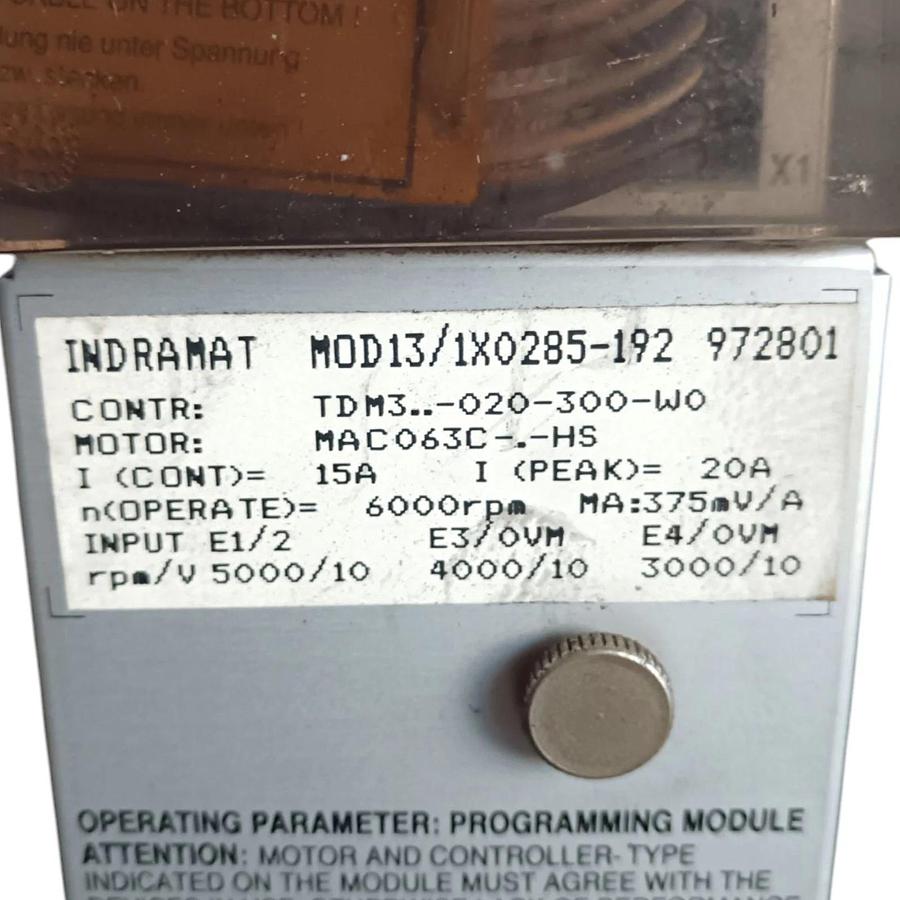 Usato INDRAMAT MOD13/1X0285-192