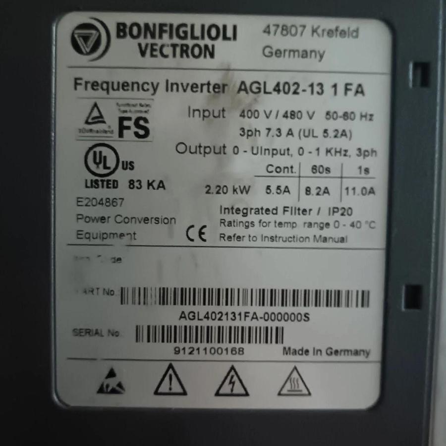 Usato BONFIGLIOLI VECTRON AGL402-13