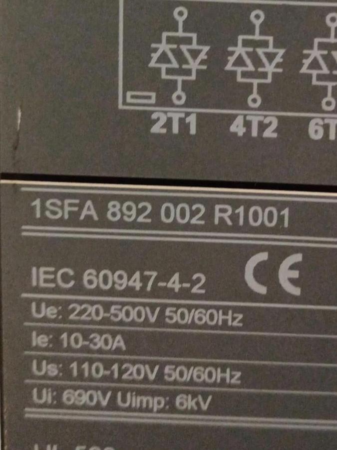 Usato ABB 1SFA-892-002-R1001