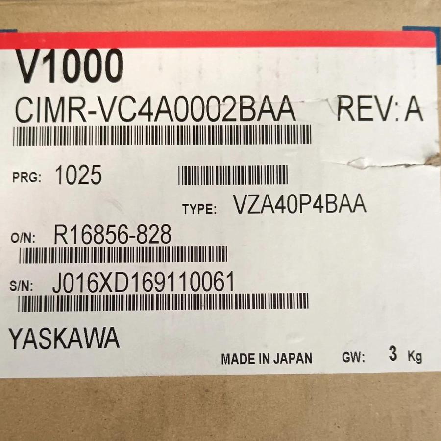 Yaskawa CIMR-VC4A0002BAA VZA40P4BAA