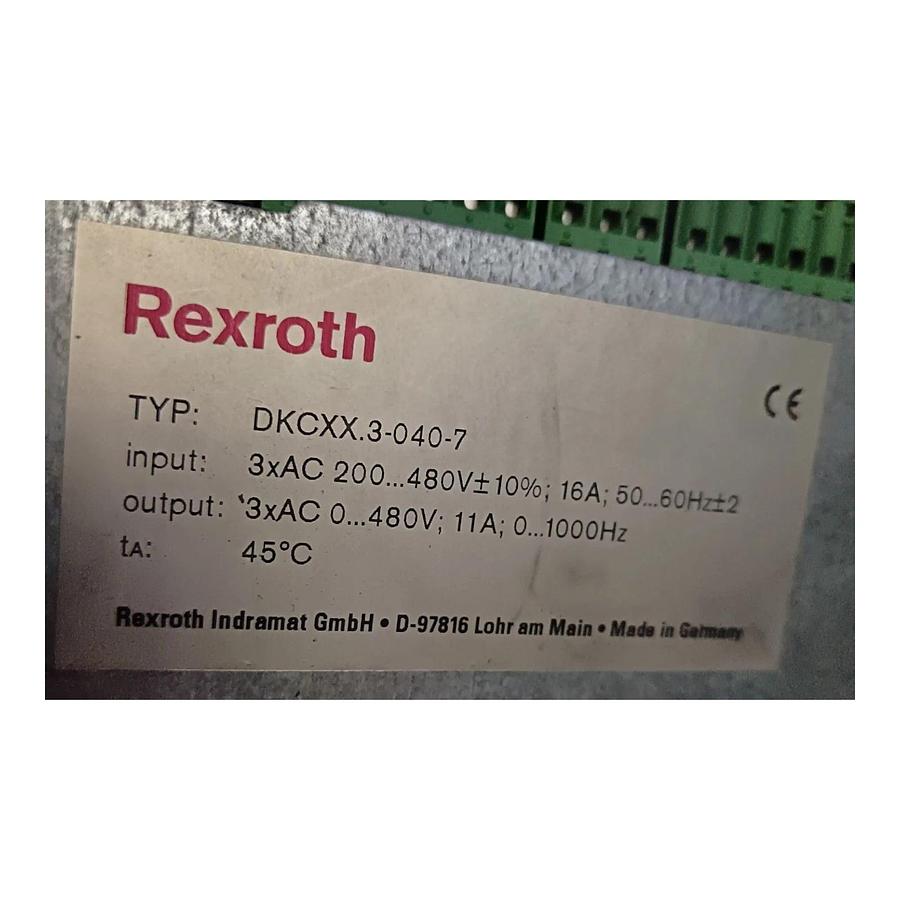 Usato bosch rexroth DKCXX3-040-7