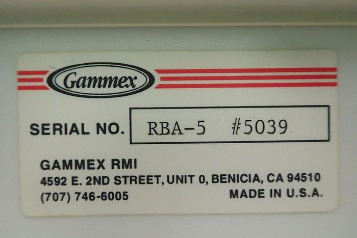 Used Gammex RBA-5 Radiation Beam Analyzer
