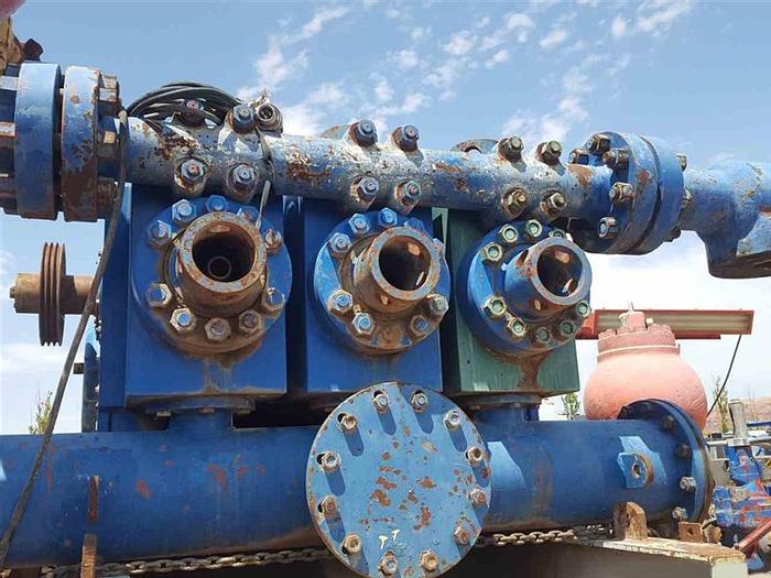 Used Hongua International HHF-1000 Triplex Mud Pump