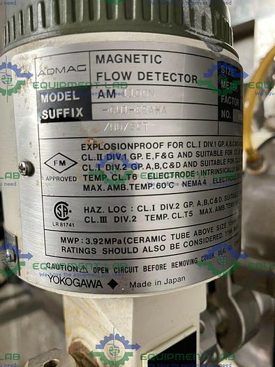 Used Millipore Tangential Flow Filtration System Skid w/ Waukesha 015 Pump & More