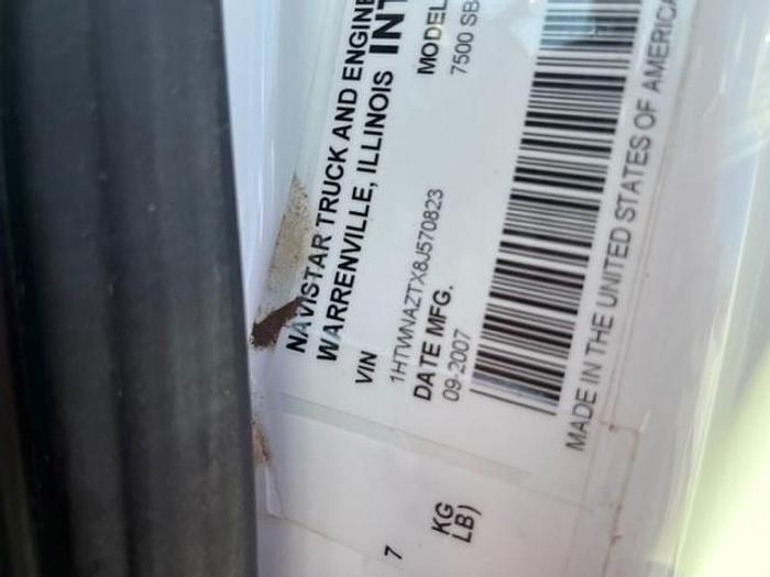 Used Altec AC38-103 38 Ton Crane Boom on 2008 International 7500 6x4 Flatbed Truck – C70823