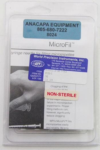 World Precision Instruments MF28G-5 Microfil 28 AWG 5-Pack MicroPipette New 8024