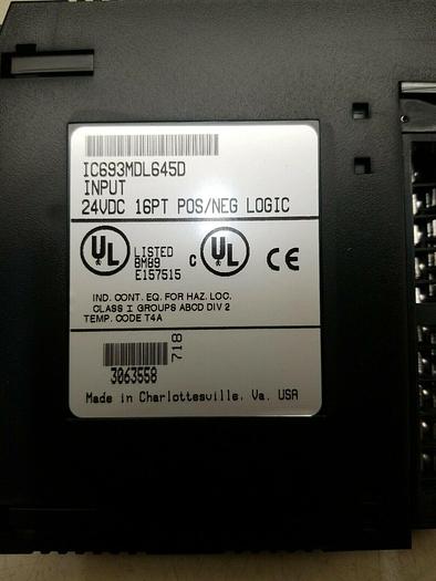 Used GE FANUC IC693MDL645D