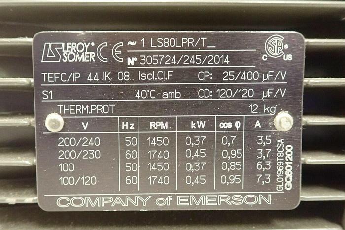 Used Agilent Technologies DS 202 Rotary Vane Vacuum Pump