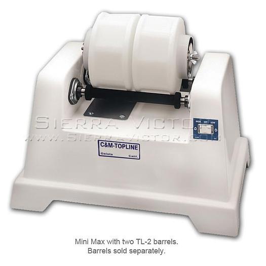 C&M TOPLINE 2 Bar 2 Speed Rotary Tumbler Base MINI MAX