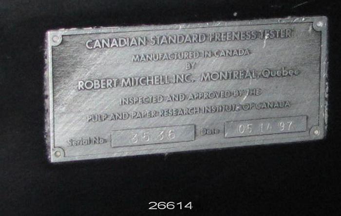 Used 1979 ROBERT MITCHELL CANADIAN STANDARD #26615