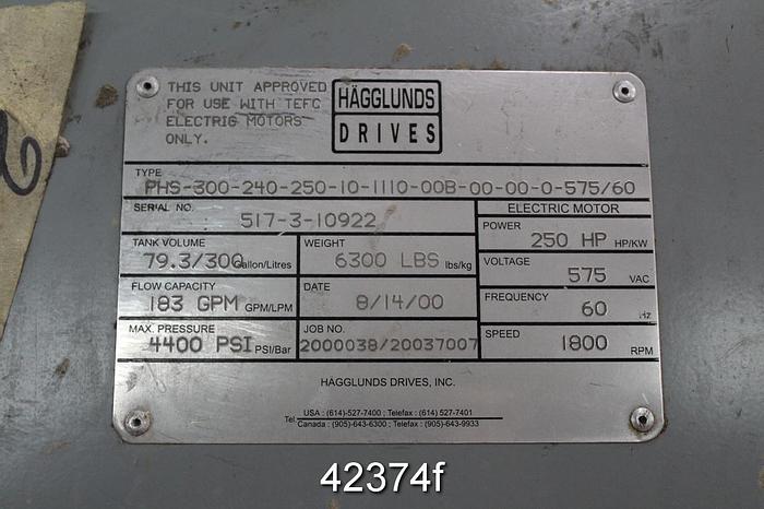 Used Thune SP 70SLX Dewatering Screw Press #42374