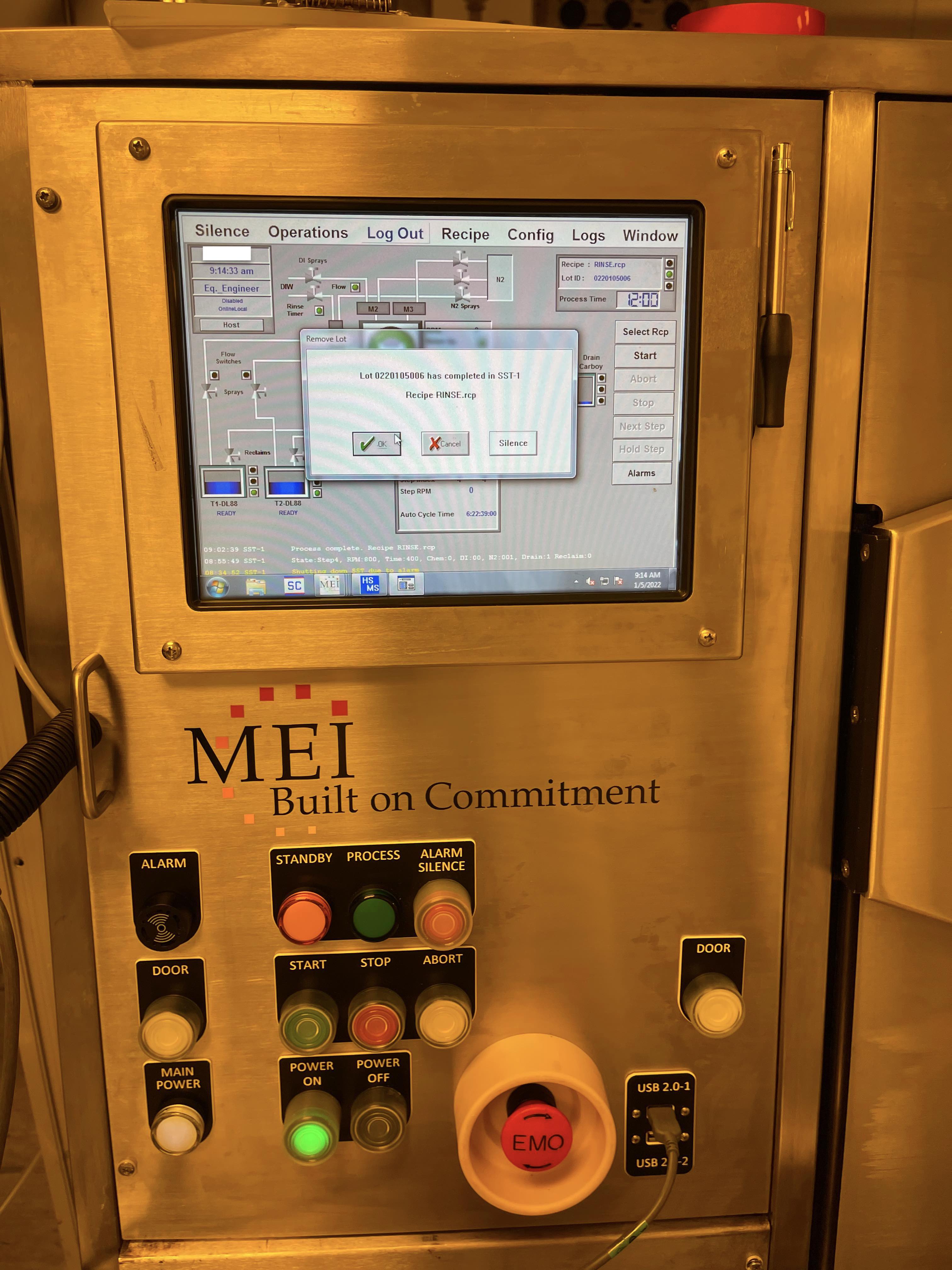 Used Semitool SSTF221280MBT