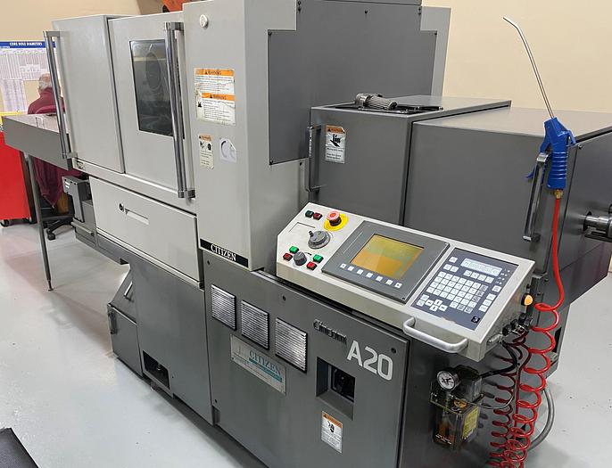 Used 2007 Citizen A20-VIPL CNC Sliding Head Lathe